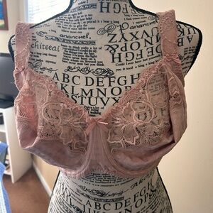 Prima Donna Lace Underwire Bra — Dusty Rose Pink